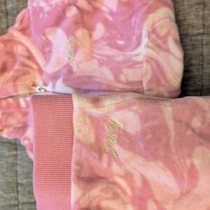 Juicy Couture Pink Tie-Dye Hoodie